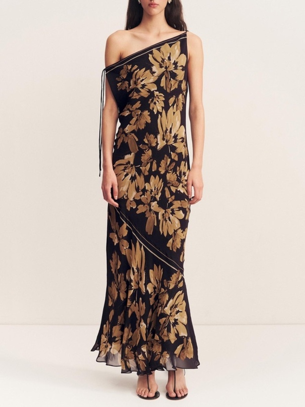 ISO Shona Joy Bleeker Tie Maxi Dress